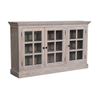 Stone Wash Triple Glazed Cabinet - Luxe Home Comforts