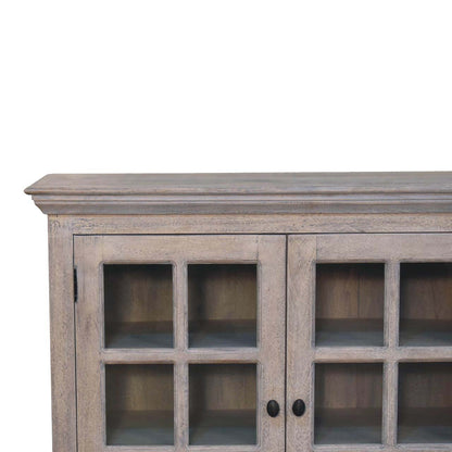 Stone Wash Triple Glazed Cabinet - Luxe Home Comforts