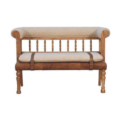 Strapped Hallway Bench - Luxe Home Comforts