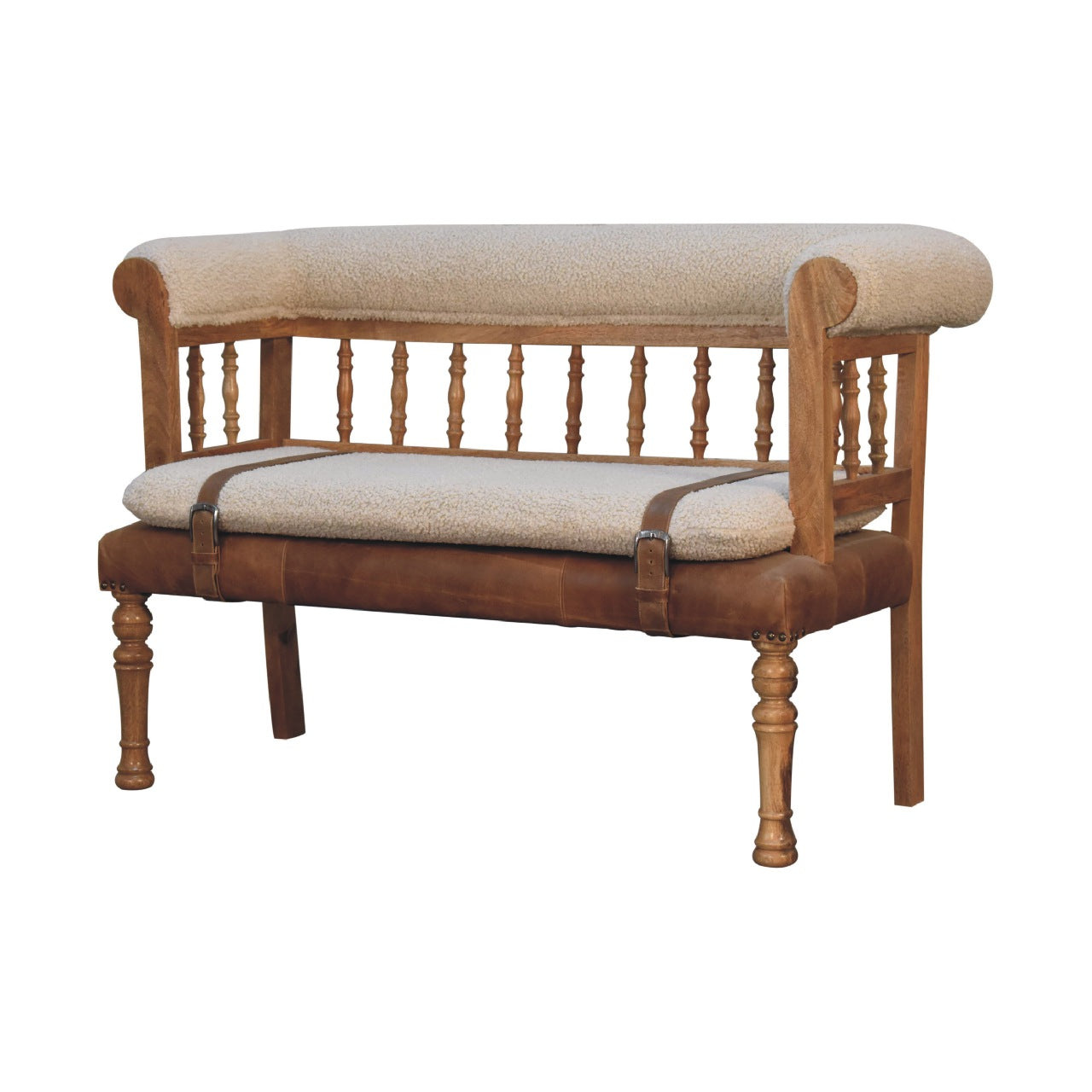 Strapped Hallway Bench - Luxe Home Comforts