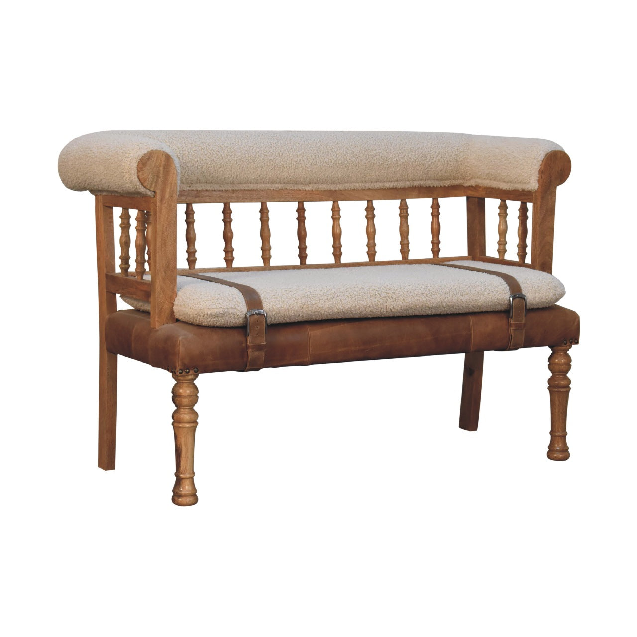 Strapped Hallway Bench - Luxe Home Comforts