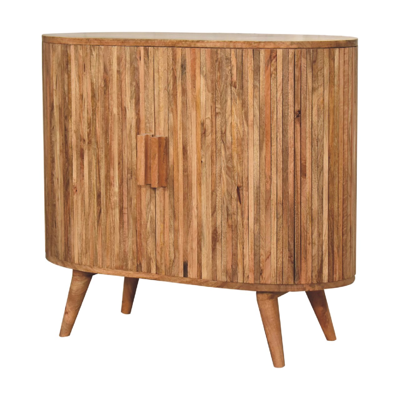 Stripe Cabinet with Storage - Luxe Home Comforts