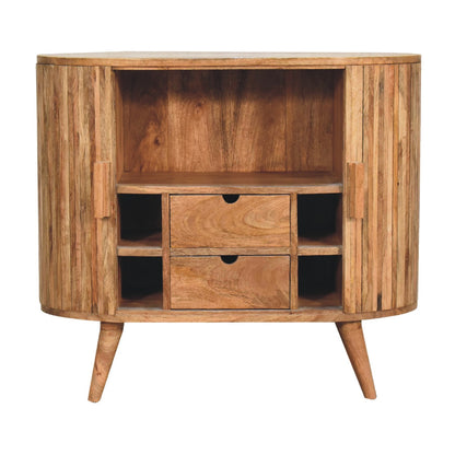 Stripe Cabinet with Storage - Luxe Home Comforts