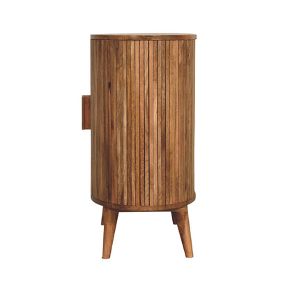 Stripe Cabinet with Storage - Luxe Home Comforts