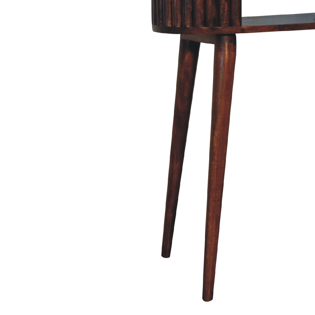 Stripe Chestnut Writing Desk - Luxe Home Comforts