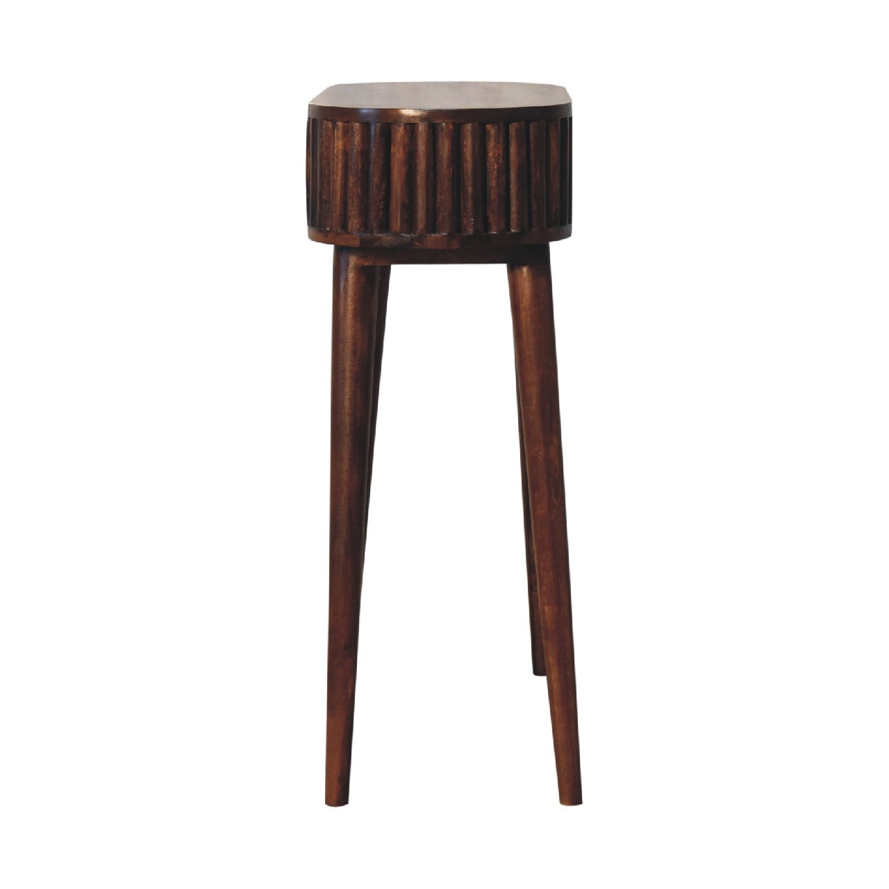 Stripe Chestnut Writing Desk - Luxe Home Comforts