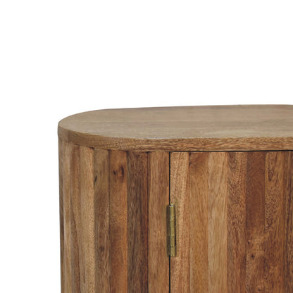 Stripe Door Cabinet - Luxe Home Comforts