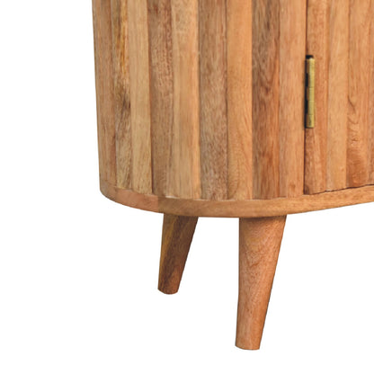 Stripe Door Cabinet - Luxe Home Comforts