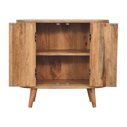 Stripe Door Cabinet - Luxe Home Comforts