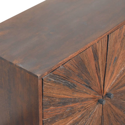 Sunrise Ball Walnut Cabinet - Luxe Home Comforts