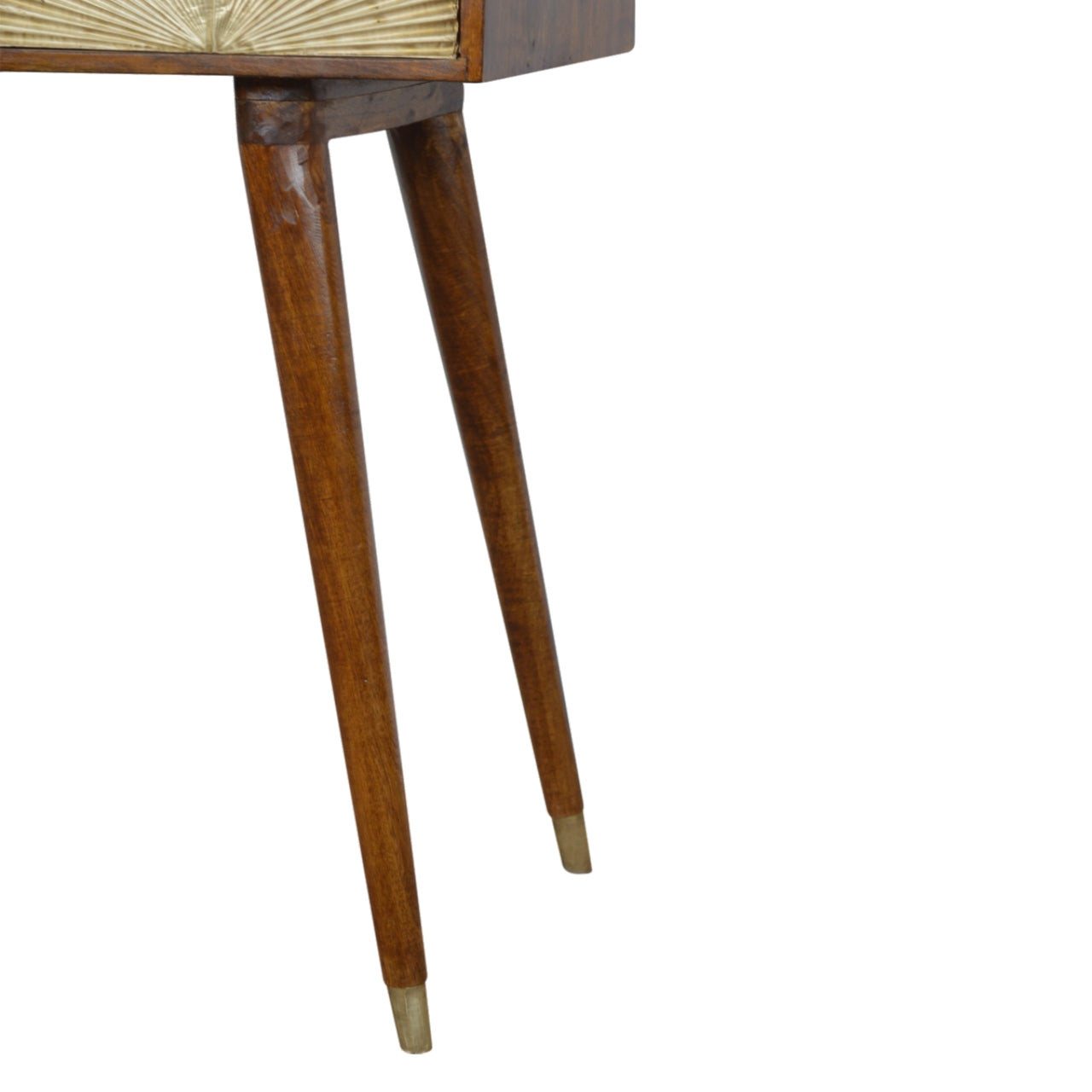 Sunrise Gold Carved Writing Desk - Luxe Home Comforts