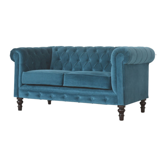 Teal Chesterfield Sofa - Luxe Home Comforts