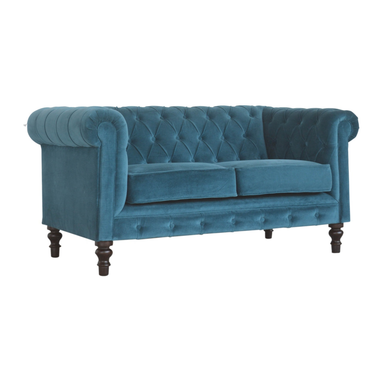 Teal Chesterfield Sofa - Luxe Home Comforts