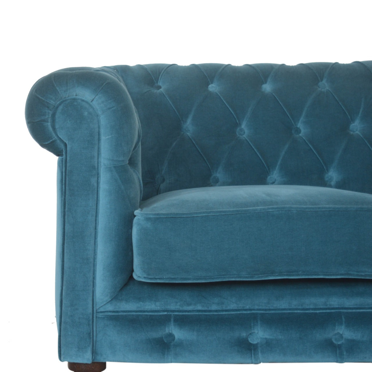 Teal Chesterfield Sofa - Luxe Home Comforts