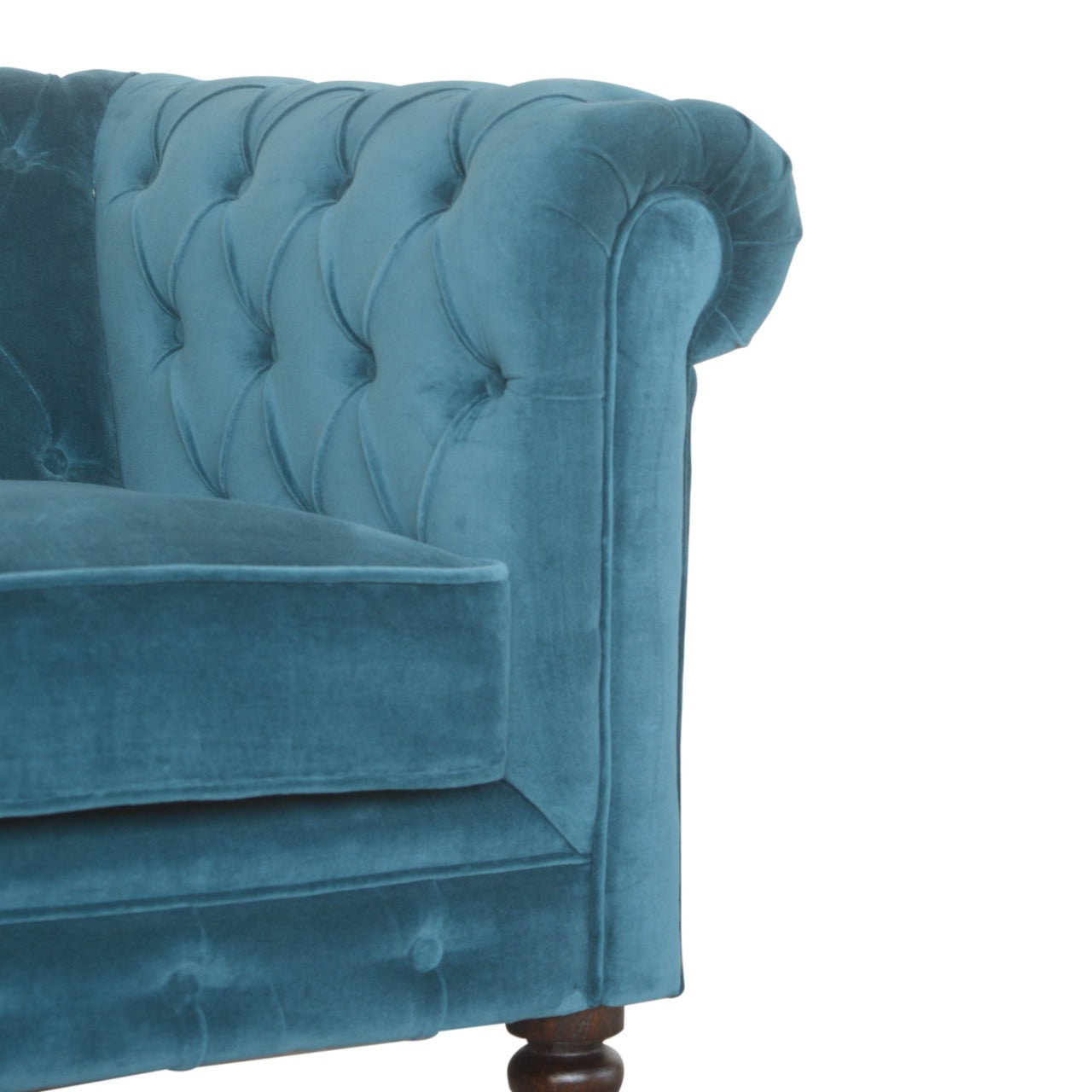 Teal Chesterfield Sofa - Luxe Home Comforts