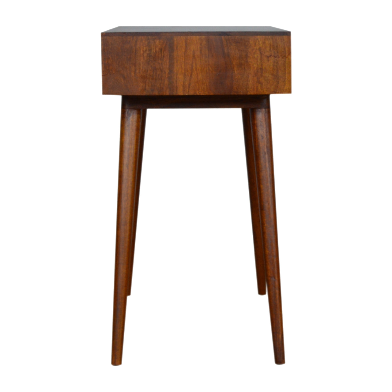 Tile Carve Chestnut Console Table - Luxe Home Comforts