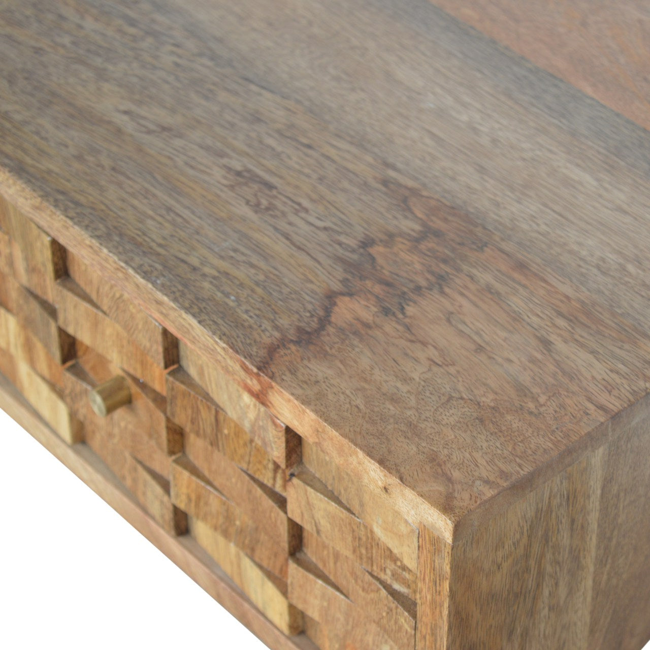 Tile Carved Console Table - Luxe Home Comforts