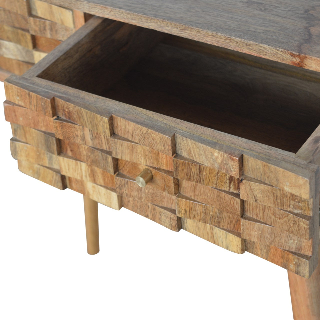 Tile Carved Console Table - Luxe Home Comforts