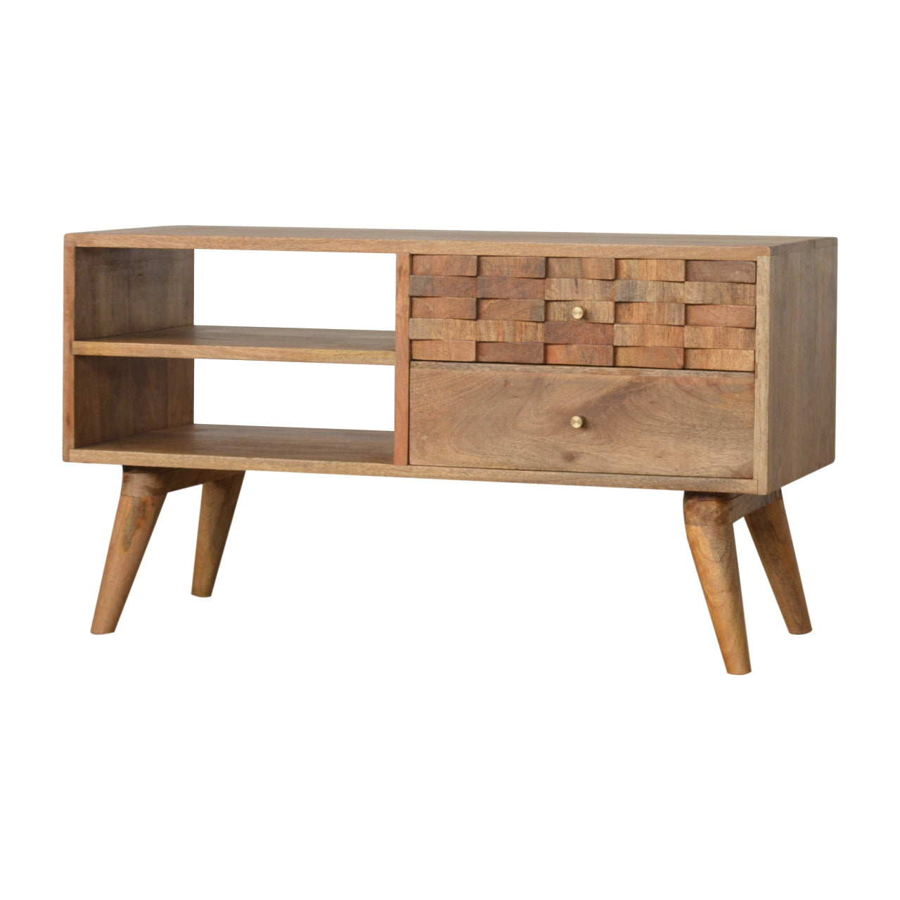 Tile Carved TV Unit - Luxe Home Comforts