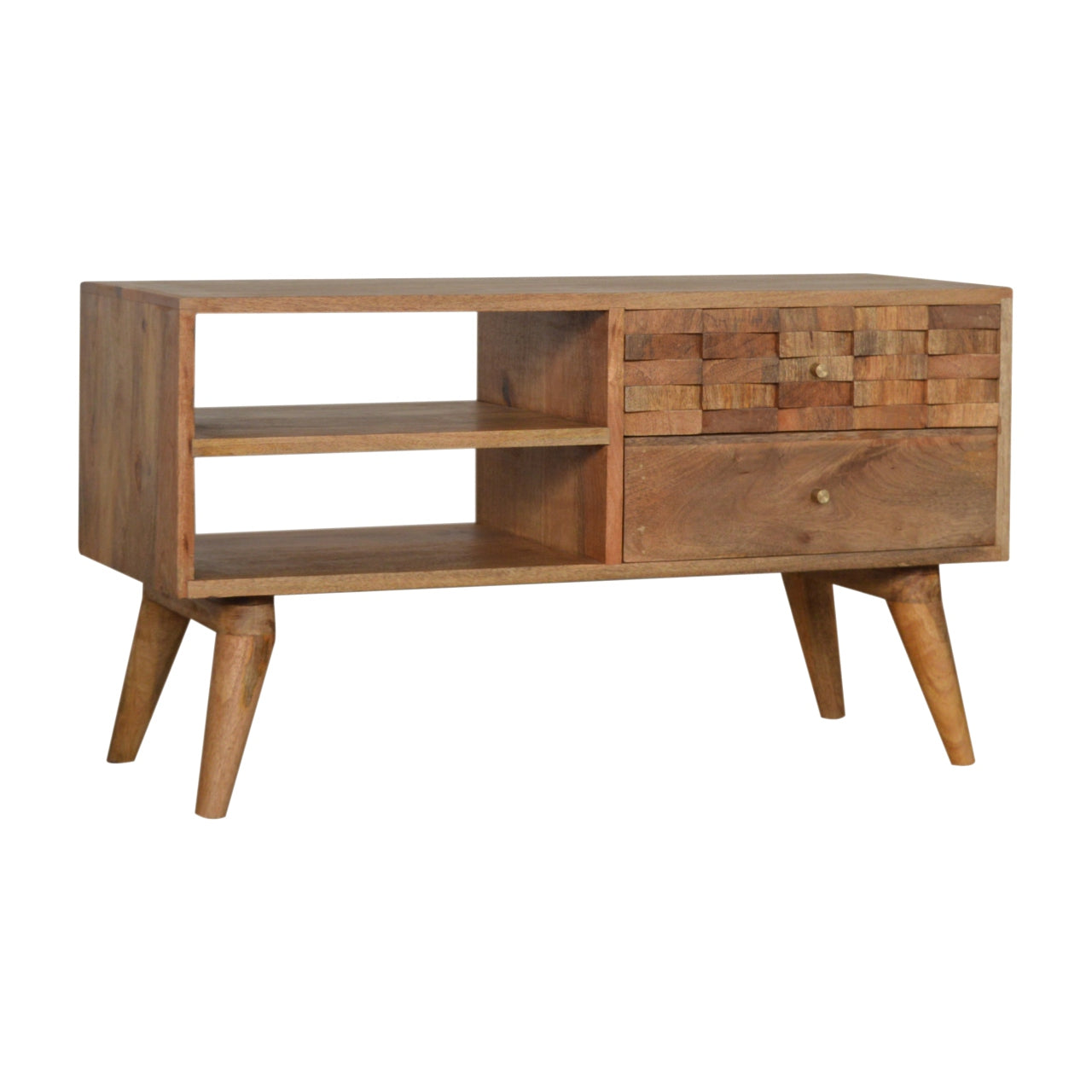 Tile Carved TV Unit - Luxe Home Comforts