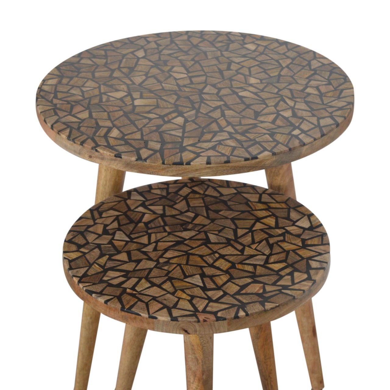 Tree Trunk Footstool Set of 2 - Luxe Home Comforts