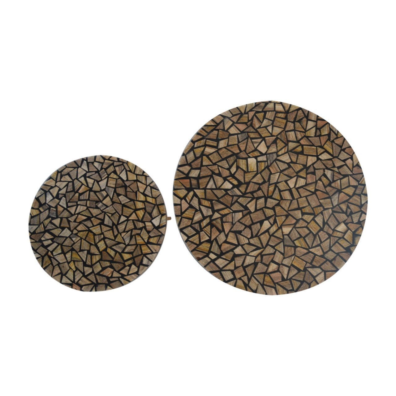 Tree Trunk Footstool Set of 2 - Luxe Home Comforts