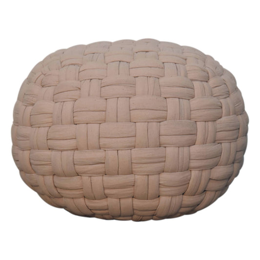 Tube Pouffe Cream - Luxe Home Comforts