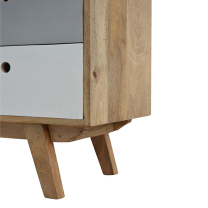 Two Tone Hand Painted Cabinet - Luxe Home Comforts