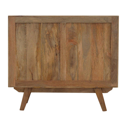 Two Tone Hand Painted Cabinet - Luxe Home Comforts