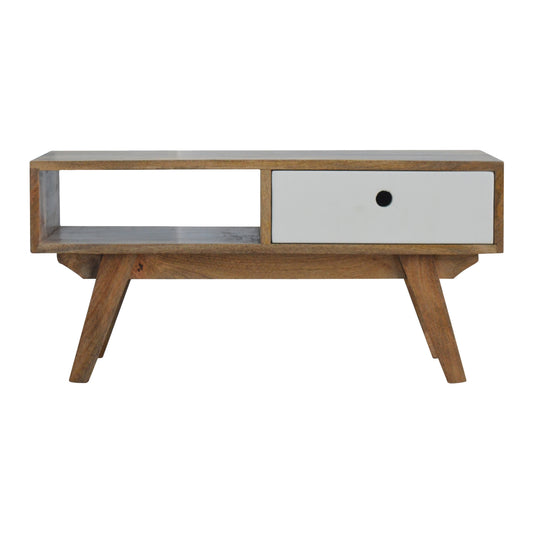 Two Tone Hand Painted Media Unit - Luxe Home Comforts