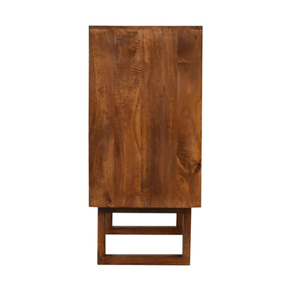 U-Shape Chestnut Sunrise Cabinet - Luxe Home Comforts