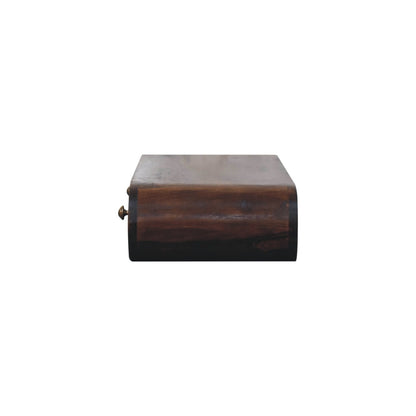 Wall Mounted California Walnut Console Table - Luxe Home Comforts