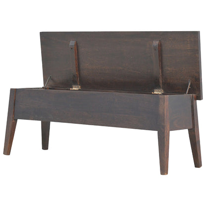 Walnut Hallway Storage Bench - Luxe Home Comforts