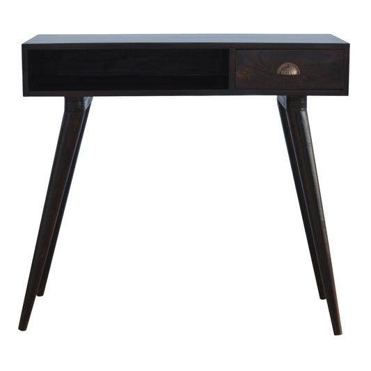 Walnut Open Shelf Writing Desk - Luxe Home Comforts