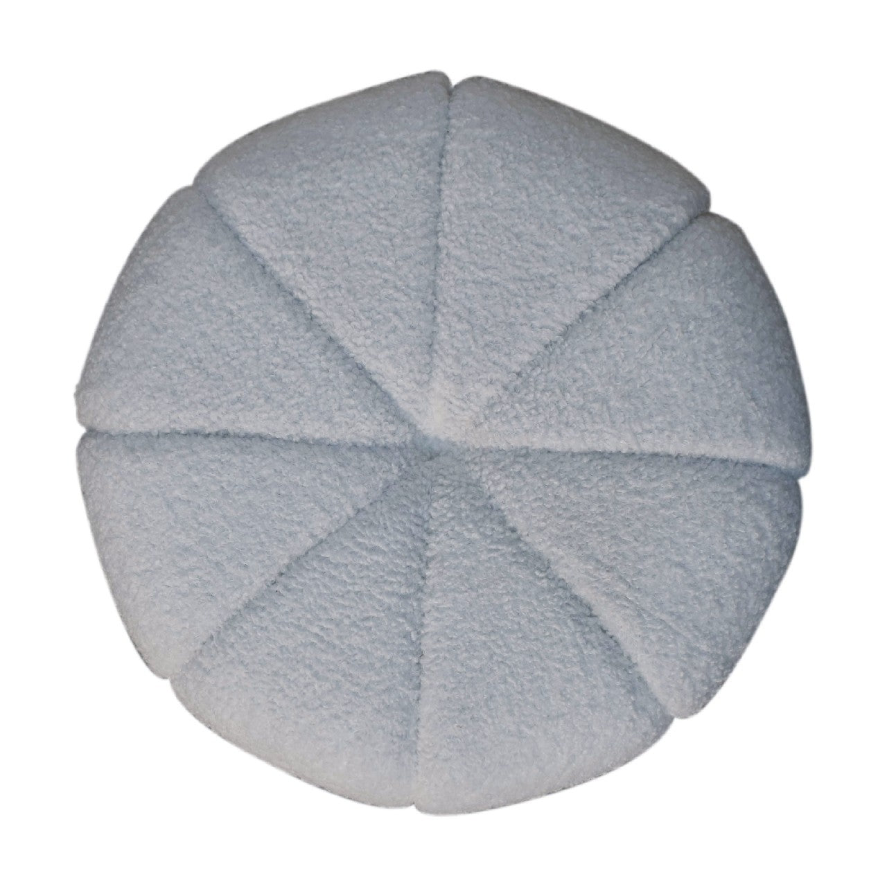 White Boucle Circus Footstool - Luxe Home Comforts