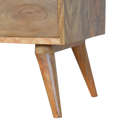 White Marble Top Media Unit - Luxe Home Comforts
